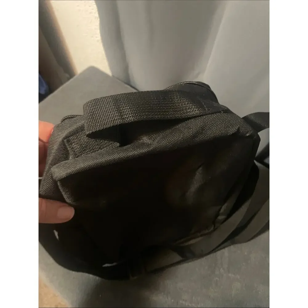 NWOT Kids soccer trophy lunch box with shoulder strap and handle